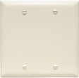 Pass & Seymour 2 Gang Blank Wall Plate, Light Almond 2G