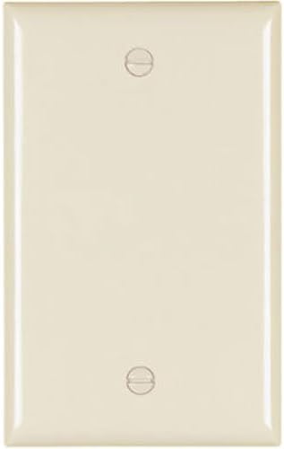 Pass & Seymour 1Gang Blank Wall Plate, Light Almond 1G