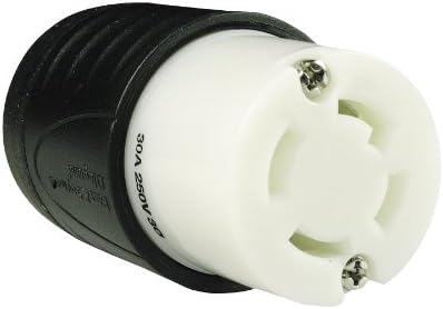 Pass & Seymour 30A 250V Industrial Grade Turn Lock Connector, Three Phase