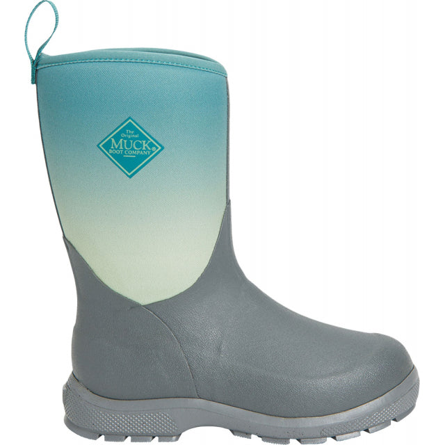 Muck Boot Kids' Element Boots Grey/Teal