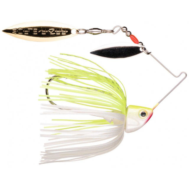 Strike King Baby Burner Spinnerbait Chartreuse/White