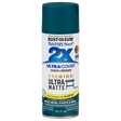 RUST-OLEUM 12 OZ Painter's Touch 2X Ultra Cover Matte Spray Paint - Matte Deep Teal