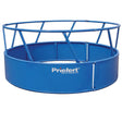 Priefert Economy Round Bale Feeder, Skirted BLUE