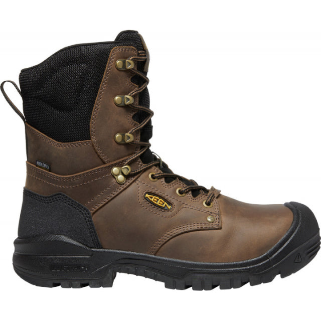 Keen Men's Independence 8" WP 600G Dark Earth/Black