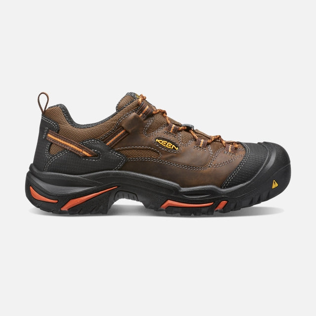 Keen Men's Braddock Low Soft-Toe Cascade/Orange Ochre