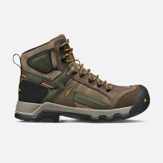 Keen Men's Davenport Mid Al WP Shitake/Forest Night