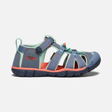 Keen Little Kid's Seacamp II Cnx Flint Stone/Ocean Wave