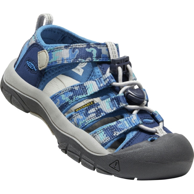 Keen Little Kid's Newport H2 Camo/Bright Cobalt