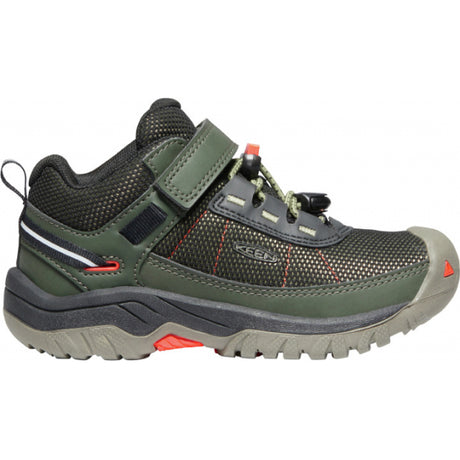 Keen Little Kid's Targhee Sport Olive Drab/Safety Orange