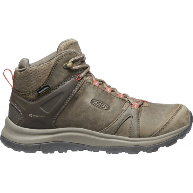 Keen Women's Terradora II Leather Mid WP Brindle/Redwood