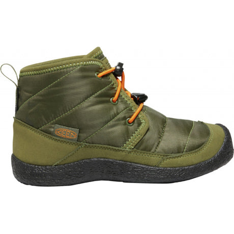 Keen Big Kid's Howser II Chukka WP Capulet Olive/Russet Orange