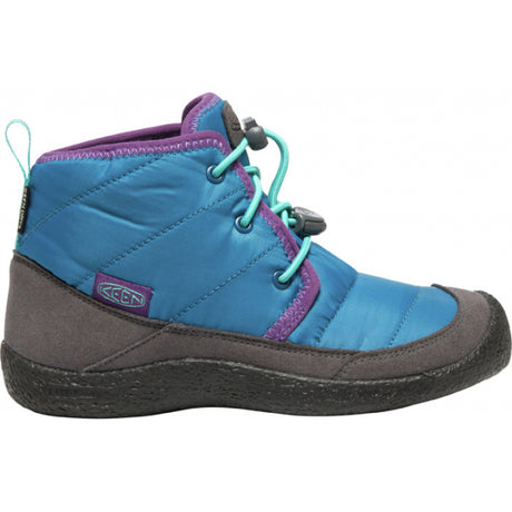 Keen Big Kid's Howser II Chukka WP Mykonos Blue/Atlantis