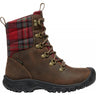 Keen Women's Greta Boot WP Dark Brown/Red Plaid