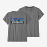 Patagonia Women's P-6 Logo Responsibili-tee Gravel heather