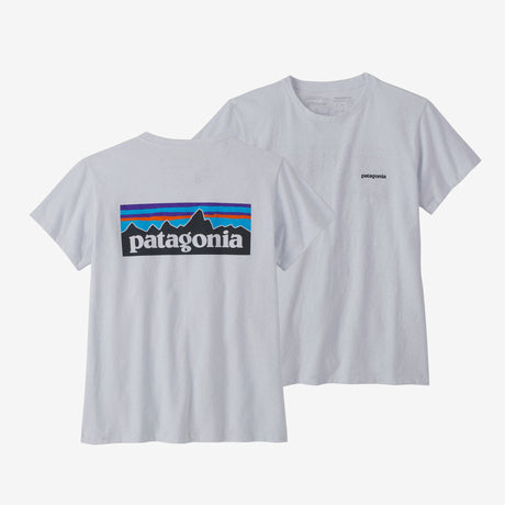 Patagonia Women's P-6 Logo Responsibili-tee White