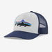 Patagonia Fitz Roy Trout Trucker Hat WHITE/NEW_NAVY