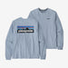 Patagonia Men's Long-sleeved P-6 Logo Responsibili-tee Steam blue