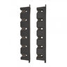 Berkley Horizontal Rod Rack Black