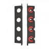 Berkley Twist Lock Utility 4 Rod Rack | Model #BRMTL Black/Red