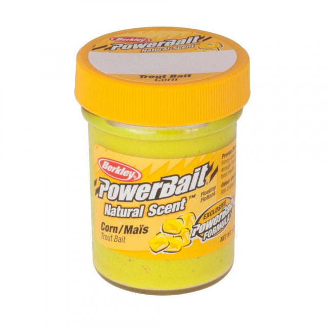 Berkley PowerBait Natural Scent Trout Bait | Corn | Model #BTCOY2 Yellow