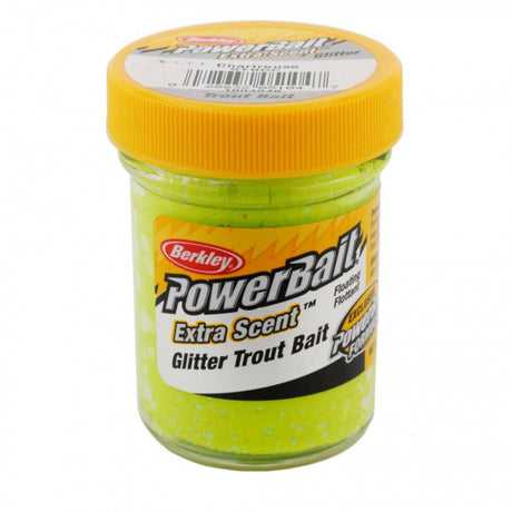 Berkley PowerBait Glitter Trout Bait Chartreuse