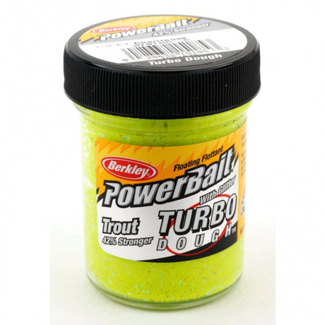 Berkley PowerBait Glitter Turbo Dough Chartreuse