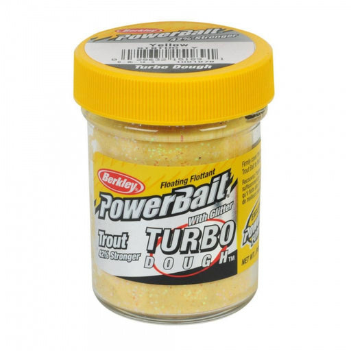 Berkley PowerBait Glitter Turbo Dough Yellow