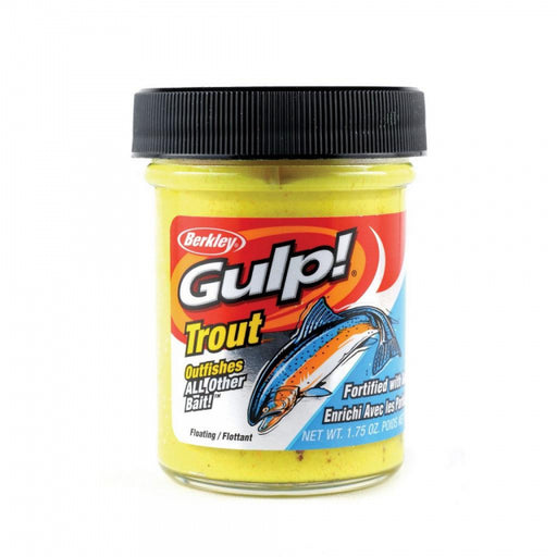 Berkley Gulp! Trout Dough | Original Scent | Model #GDTB2-CCHR Chunky Chartreuse