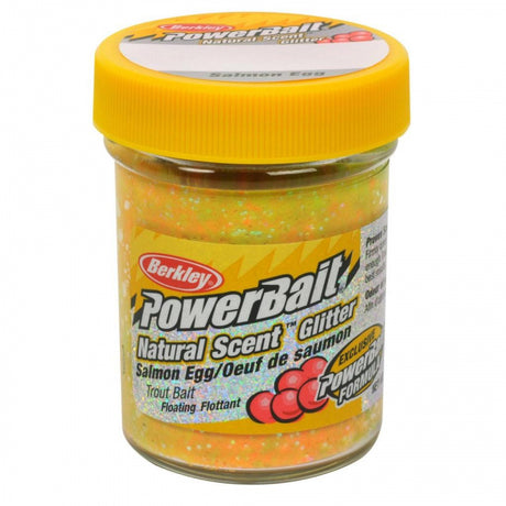 Berkley PowerBait Natural Glitter Trout Bait | Salmon Egg | Model #BGTSRB2 Rainbow