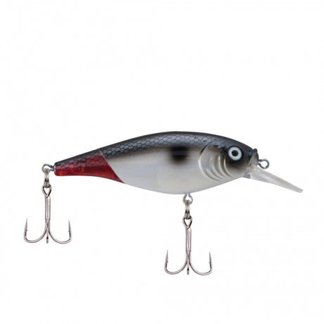 Berkley Flicker Shad Shallow | 1/6 oz | 2in | 5cm | 8 | 2'-4' | 0.5m-1.2m | Model #FFSH5S-FTRTA Firetail Red Tail