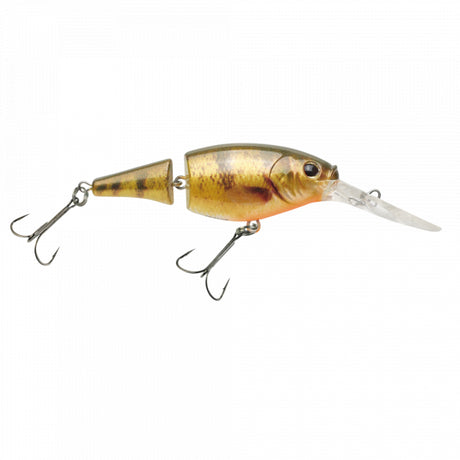 Berkley Flicker Shad Jointed | 1/5 oz | 2in | 5cm | 8 | 5'-7' | 1.5m-2.1m | Model #FFSH5J-HDYLP HD Yellow Perch