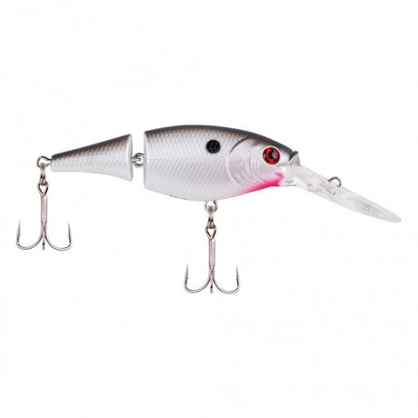 Berkley Flicker Shad Jointed | 1/3 oz | 2 3/4in | 7cm | 6 | 7'-9' | 2.1m-2.7m | Model #FFSH7J-PW Pearl White