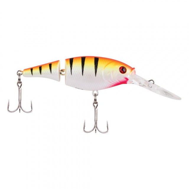 Berkley Flicker Shad Jointed | 1/3 oz | 2 3/4in | 7cm | 6 | 7'-9' | 2.1m-2.7m | Model #FFSH7J-SPR Sunset Perch