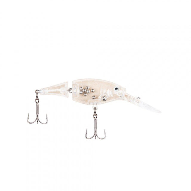 Flicker Shad Jointed | 1/5 oz | 2in | 5cm | 8 | 5'-7' | 1.5m-2.1m | Model #FFSH5J-CLEAR