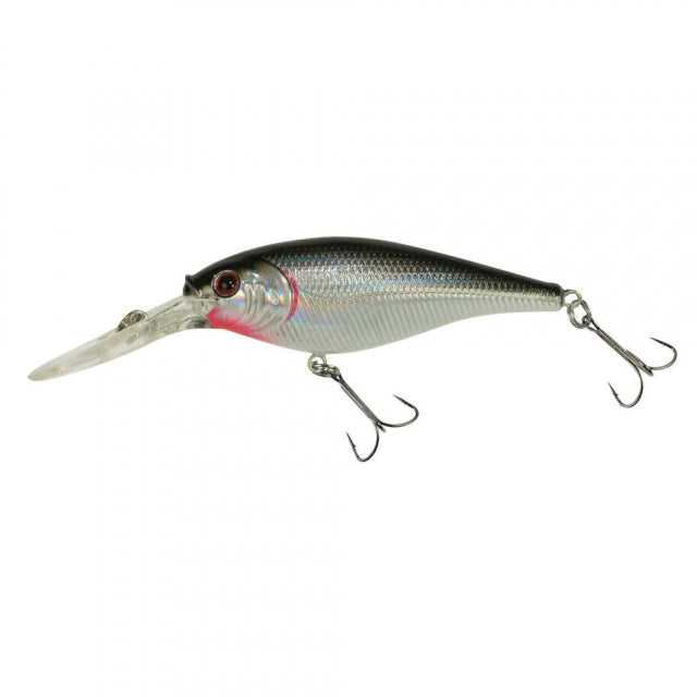 Berkley Flicker Shad | 3/16 oz | 2in | 5cm | 8 | 9'-11' | 2.7m-3.4m | Model #FFSH5M-BSV Black Silver