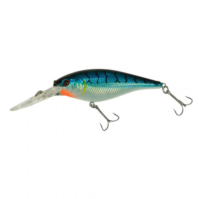 Berkley Flicker Shad | 3/16 oz | 2in | 5cm | 8 | 9'-11' | 2.7m-3.4m | Model #FFSH5M-BT Blue Tiger