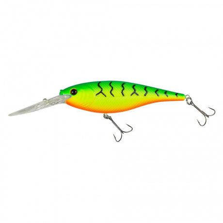 Berkley Flicker Shad | 3/16 oz | 2in | 5cm | 8 | 9'-11' | 2.7m-3.4m | Model #FFSH5M-FT Firetiger