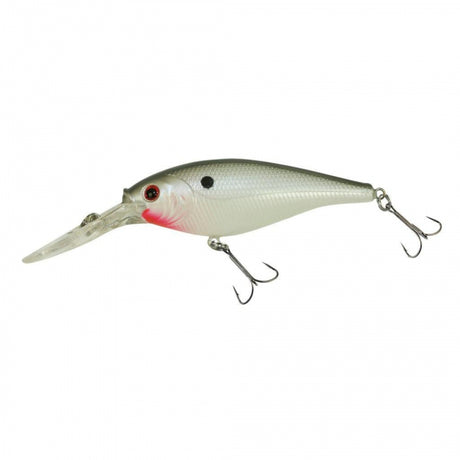 Berkley Flicker Shad | 3/16 oz | 2in | 5cm | 8 | 9'-11' | 2.7m-3.4m | Model #FFSH5M-PW Pearl White