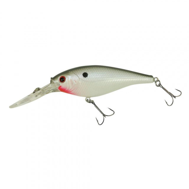 Berkley Flicker Shad | 1/2 oz | 3 1/2in | 9cm | 4 | 11'-13' | 3.4m-4.0m | Model #FFSH9M-PW Pearl White