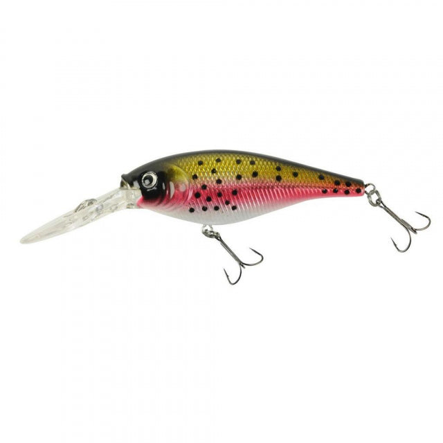 Berkley Flicker Shad | 3/16 oz | 2in | 5cm | 8 | 9'-11' | 2.7m-3.4m | Model #FFSH5M-RBT Rainbow Trout