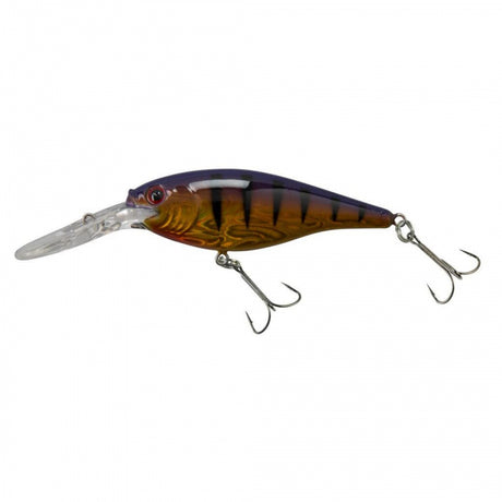 Berkley Flicker Shad | 1/8 oz | 1 1/2in | 4cm | 8 | 6'-8' | 1.8m-2.4m | Model #FFSH4M-SLPB Slick Purple Bengal