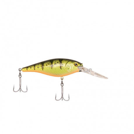 Berkley Flicker Shad | 3/16 oz | 2in | 5cm | 8 | 9'-11' | 2.7m-3.4m | Model #FFSH5M-YP Yellow Perch