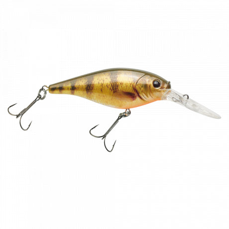 Berkley Flicker Shad | 3/16 oz | 2in | 5cm | 8 | 9'-11' | 2.7m-3.4m | Model #FFSH5M-HDYLP HD Yellow Perch