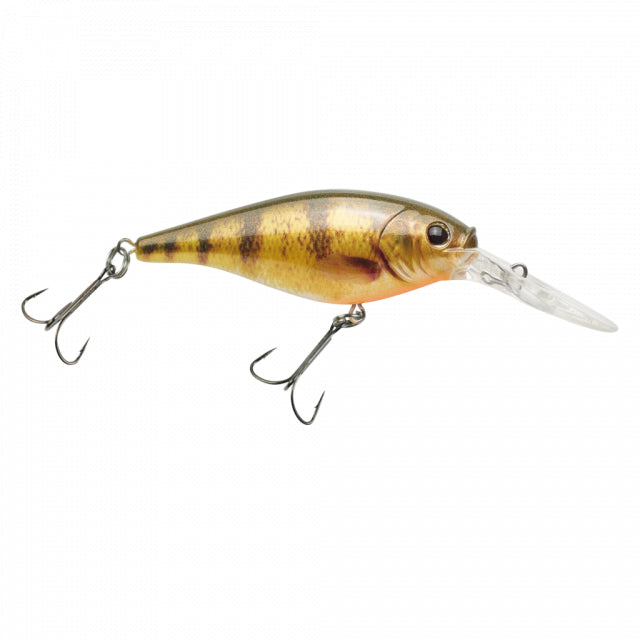 Berkley Flicker Shad | 3/16 oz | 2in | 5cm | 8 | 9'-11' | 2.7m-3.4m | Model #FFSH5M-HDYLP HD Yellow Perch