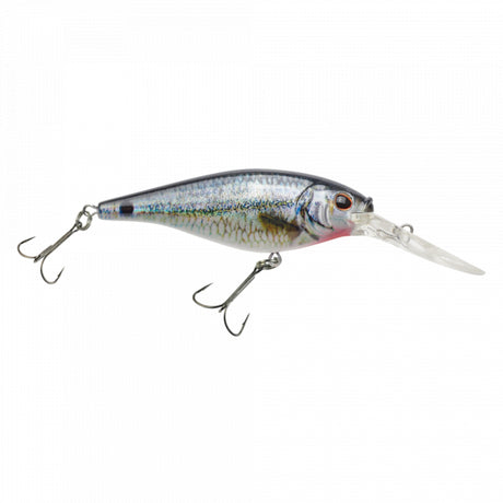 Berkley Flicker Shad | 3/16 oz | 2in | 5cm | 8 | 9'-11' | 2.7m-3.4m | Model #FFSH5M-HDSTS HD Spottail Shiner