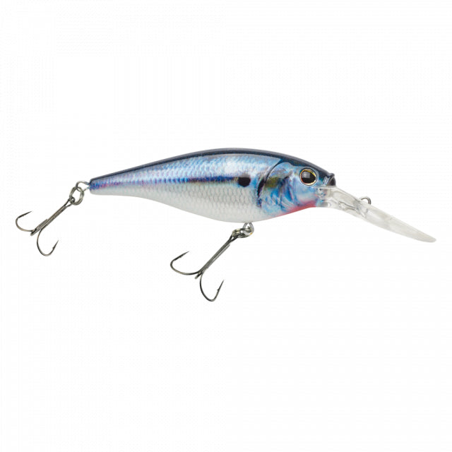 Berkley Flicker Shad | 3/16 oz | 2in | 5cm | 8 | 9'-11' | 2.7m-3.4m | Model #FFSH5M-HDTFS HD Threadfin Shad