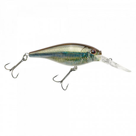 Berkley Flicker Shad | 3/16 oz | 2in | 5cm | 8 | 9'-11' | 2.7m-3.4m | Model #FFSH5M-HDEMS HD Emerald Shiner