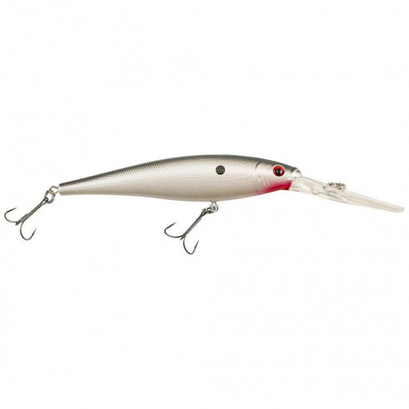 Berkley Flicker Minnow | 1/4 oz | 3in | 7.5cm | 8 | 14'-17' | 4.3m-5.2m | Model #FFMN7D-PW Pearl White