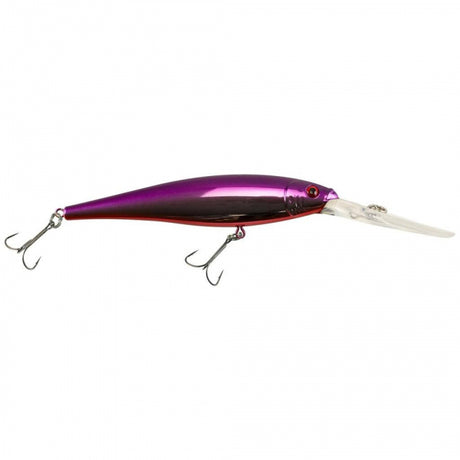 Berkley Flicker Minnow | 1/4 oz | 3in | 7.5cm | 8 | 14'-17' | 4.3m-5.2m | Model #FFMN7D-PPF Purple Flash