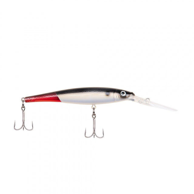 Berkley Flicker Minnow | 1/3 oz | 3 1/2in | 9cm | 6 | 18'-23' | 5.5m-7.0m | Model #FFMN9D-FTRTA Firetail Red Tail